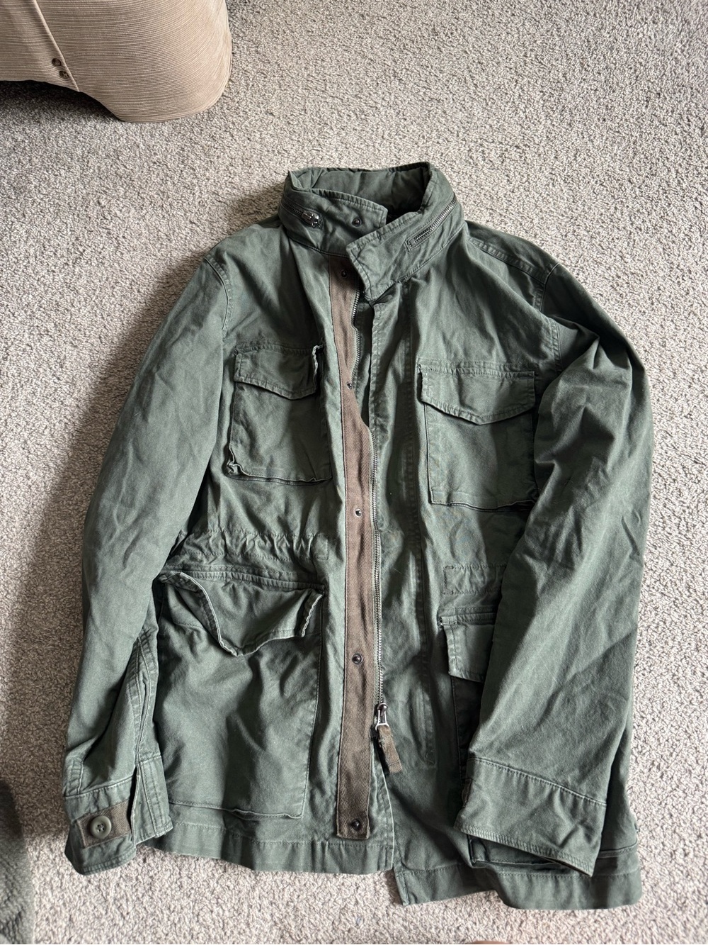Old Navy Olive Green Military Field Jacket